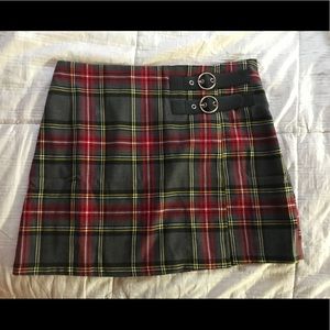 Plaid Mini Skirt